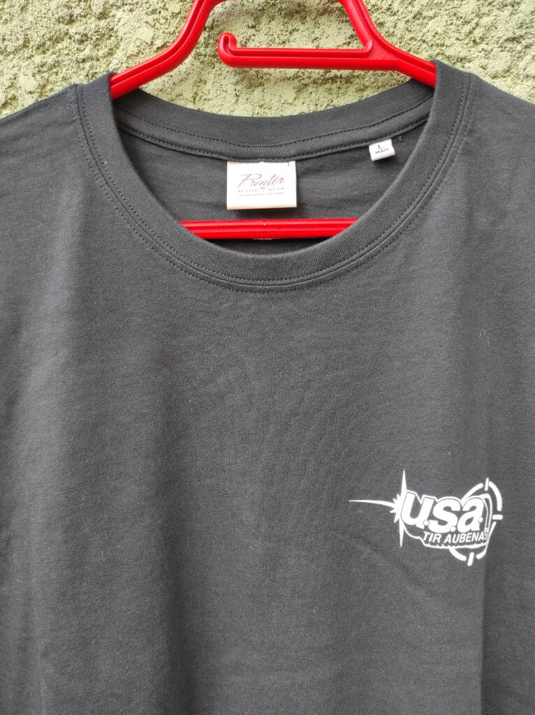 Tee-shirt Noir U.S.A.Tir